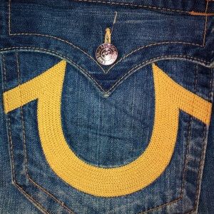 #TrueReligion #Brand #Jeans #CornThread #HorseShoe #Size 34x32 #New #Exclusive